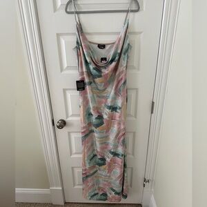 BEBE Lurex Knit Gown